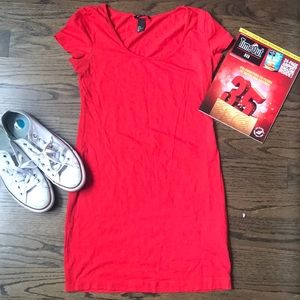 H&M Basics Red and Green Dresses - SOLD TOGETHER